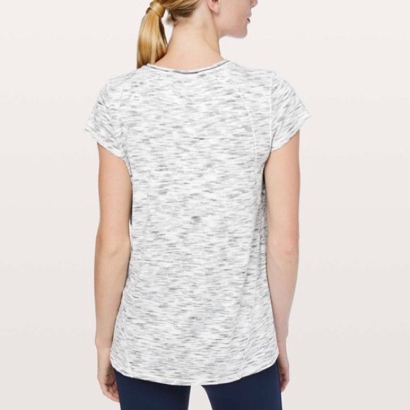 Lululemon Another Mile Short Sleeve black/white 4 - Picture 2 of 5